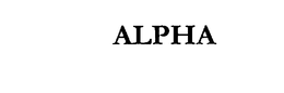 ALPHA trademark