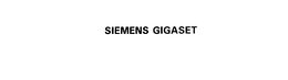SIEMENS GIGASET trademark