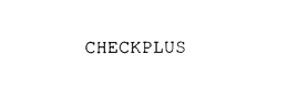 CHECKPLUS trademark