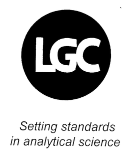 LGC SETTING STANDARDS IN ANALYTICAL SCIENCE trademark