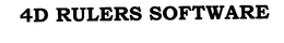 4D RULERS SOFTWARE trademark