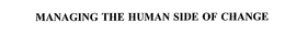 MANAGING THE HUMAN SIDE OF CHANGE trademark