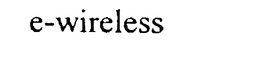 E-WIRELESS trademark