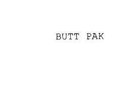 BUTT PAK trademark