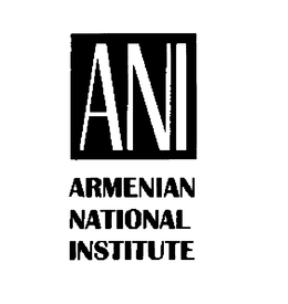 ANI ARMENIAN NATIONAL INSTITUTE trademark