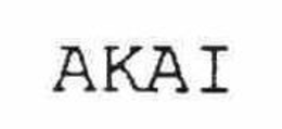 AKAI trademark