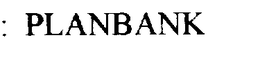 PLANBANK trademark