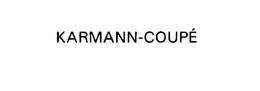 KARMANN-COUPE trademark
