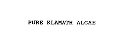 PURE KLAMATH ALGAE trademark