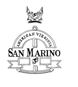SAN MARINO AMERICAN VIRGINIA trademark