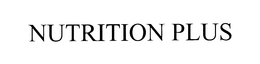 NUTRITION PLUS trademark