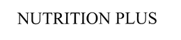 NUTRITION PLUS trademark