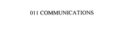 011 COMMUNICATIONS trademark