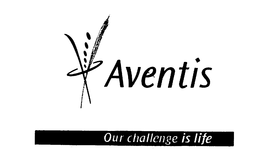 AVENTIS OUR CHALLENGE IS LIFE trademark