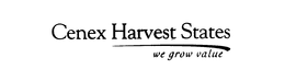 CENEX HARVEST STATES WE GROW VALUE trademark