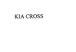 KIA CROSS trademark