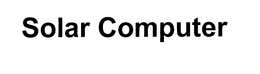 SOLAR COMPUTER trademark