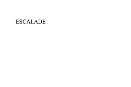 ESCALADE trademark