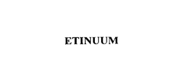 ETINUUM trademark