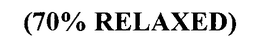 (70% RELAXED) trademark