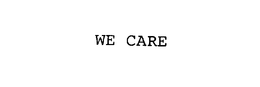 WE CARE trademark