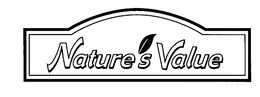 NATURE'S VALUE trademark