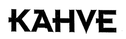 KAHVE trademark