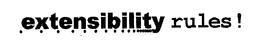 EXTENSIBILITY RULES ! trademark