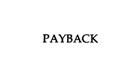 PAYBACK trademark