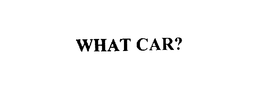 WHAT CAR? trademark