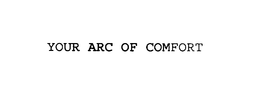 YOUR ARC OF COMFORT trademark