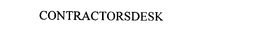 CONTRACTORSDESK trademark