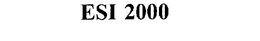 ESI 2000 trademark