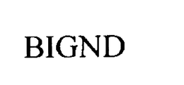 BIGND trademark