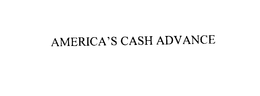 AMERICA'S CASH ADVANCE trademark
