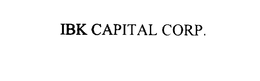 IBK CAPITAL CORP. trademark