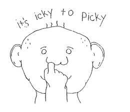 IT'S ICKY TO PICKY trademark