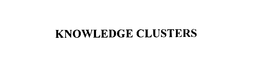 KNOWLEDGE CLUSTERS trademark