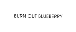 BURN OUT BLUEBERRY trademark