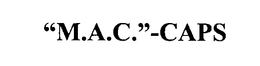 "M.A.C."-CAPS trademark