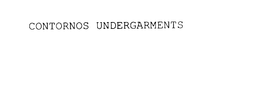 CONTORNOS UNDERGARMENTS trademark