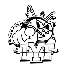 IYF IN YOUR FACE SPORTS trademark