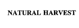 NATURAL HARVEST trademark