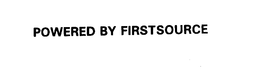 POWERED BY FIRSTSOURCE trademark