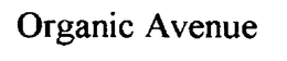 ORGANIC AVENUE trademark