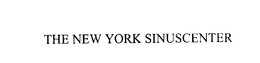 THE NEW YORK SINUSCENTER trademark