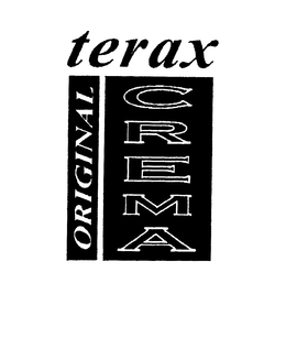 TERAX ORIGINAL CREMA trademark