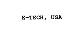 E-TECH, USA trademark