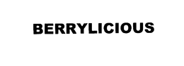 BERRYLICIOUS trademark