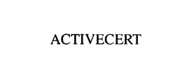 ACTIVECERT trademark